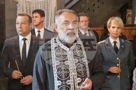 Република Северна Македония - Село Цапари - Архангелова Задушница - църква "Св. Георги" - панихида