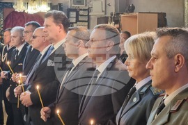 Република Северна Македония - Село Цапари - Архангелова Задушница - църква "Св. Георги" - панихида