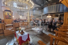 Република Северна Македония - Село Цапари - Архангелова Задушница - църква "Св. Георги" - панихида