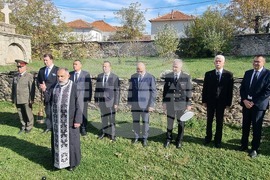 Република Северна Македония - Село Цапари - Архангелова Задушница - църква "Св. Георги" - панихида