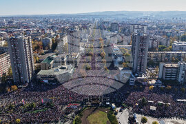 APTOPIX Serbia Protest