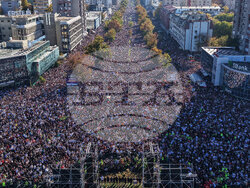 APTOPIX Serbia Protest