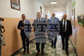 Разлог - Росен Желязков - училище - посещение