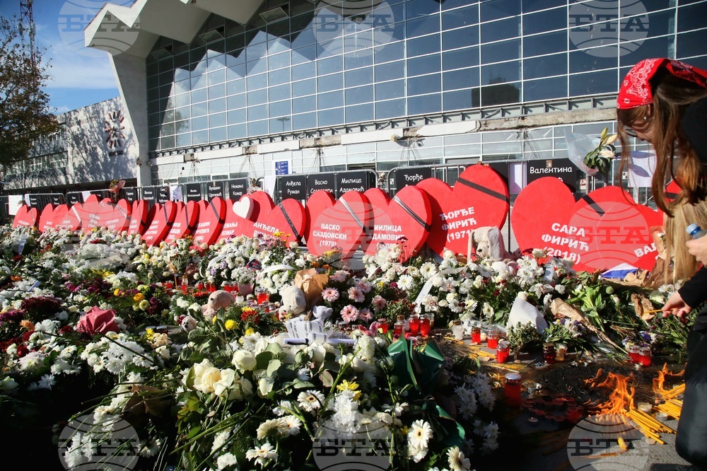 Възпоменанието на годишнината от трагедията в Нови Сад премина без инциденти, съобщи сръбското МВР