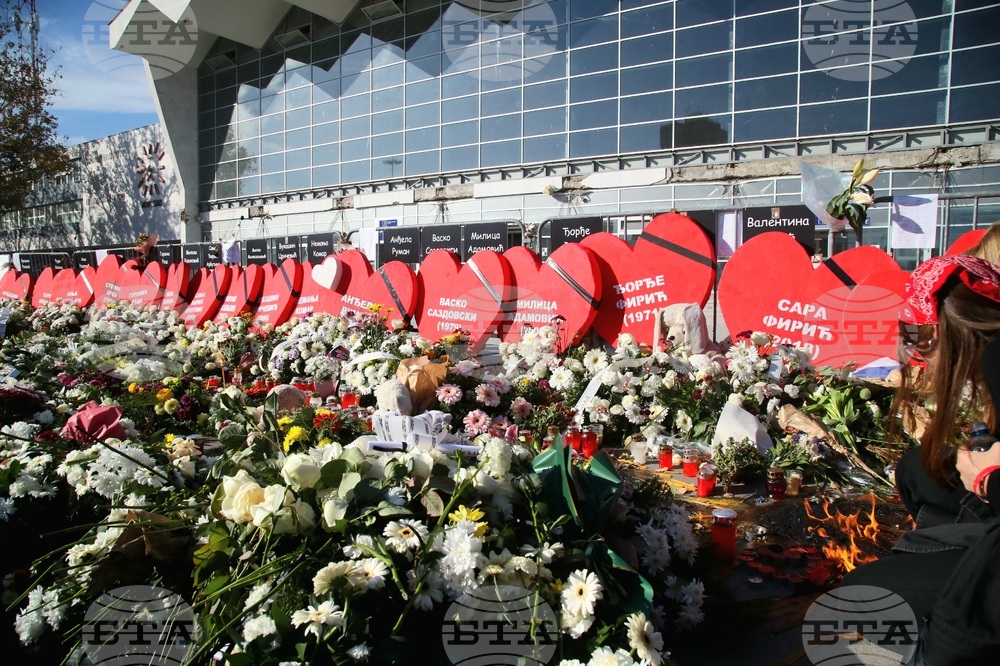 Сърбия - Нови Сад - шествие - тъжна годишнина