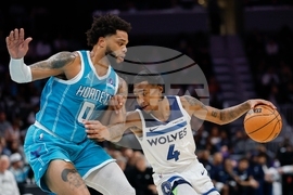 Timberwolves Hornets Basketball