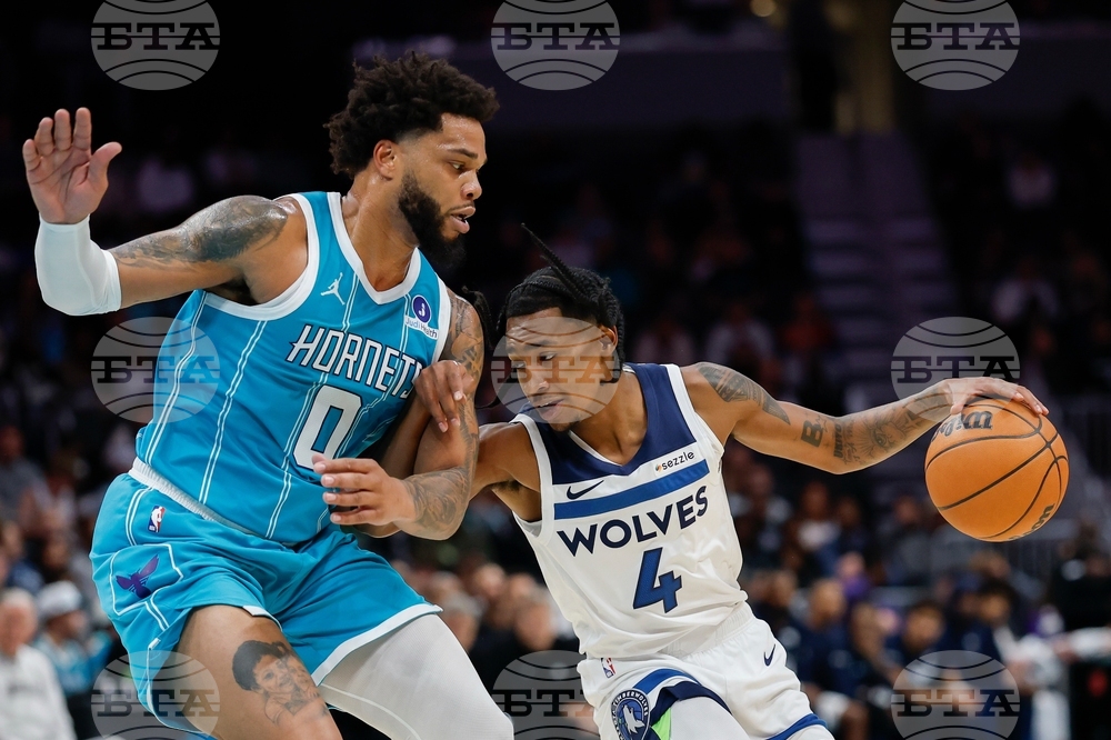 Timberwolves Hornets Basketball
