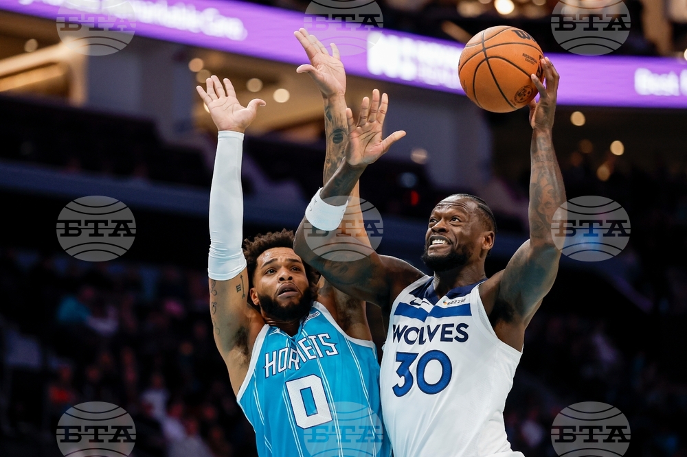 Timberwolves Hornets Basketball