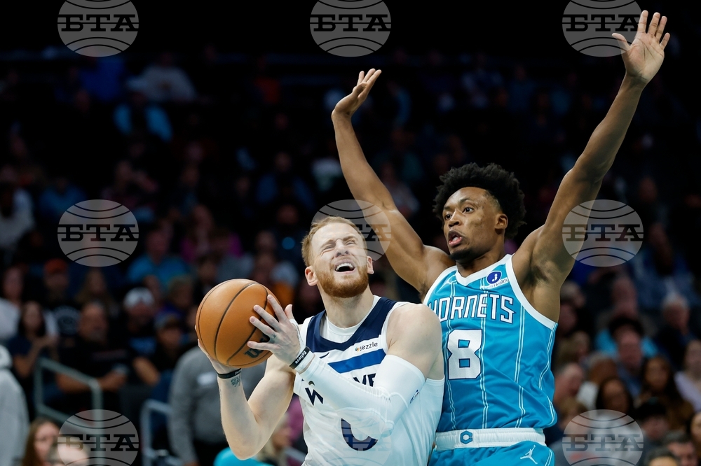 Timberwolves Hornets Basketball