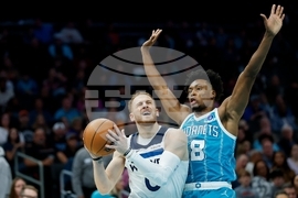 Timberwolves Hornets Basketball