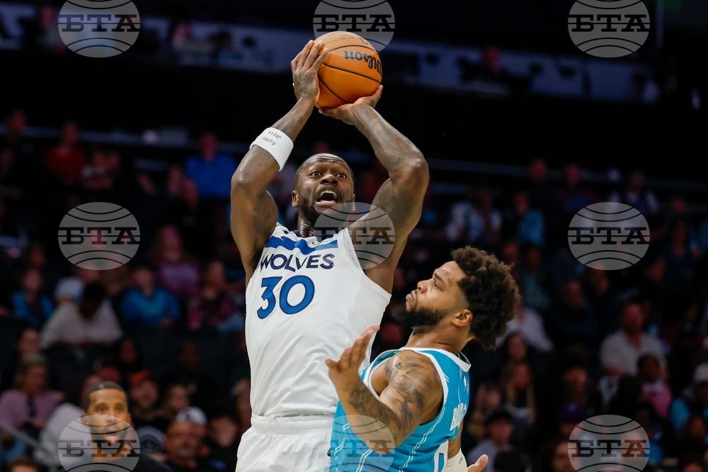 Timberwolves Hornets Basketball