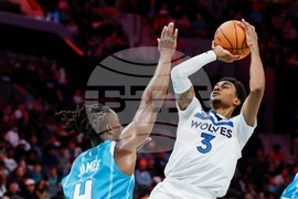 Timberwolves Hornets Basketball