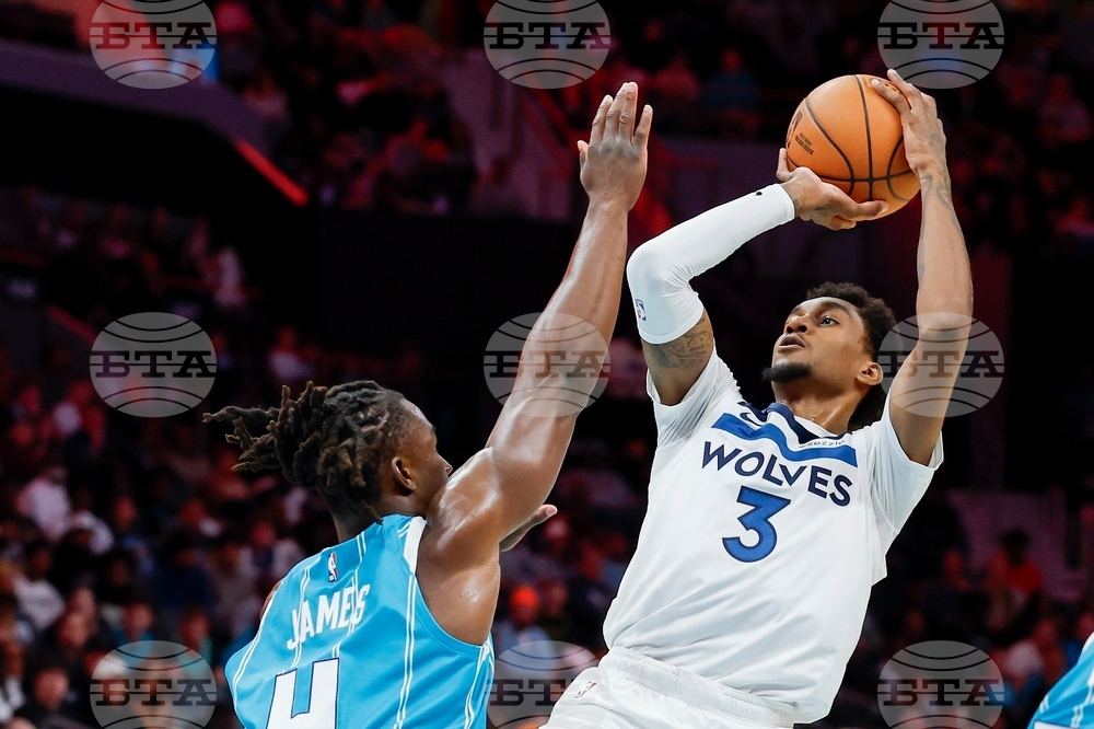 Timberwolves Hornets Basketball