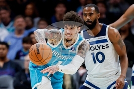 Timberwolves Hornets Basketball