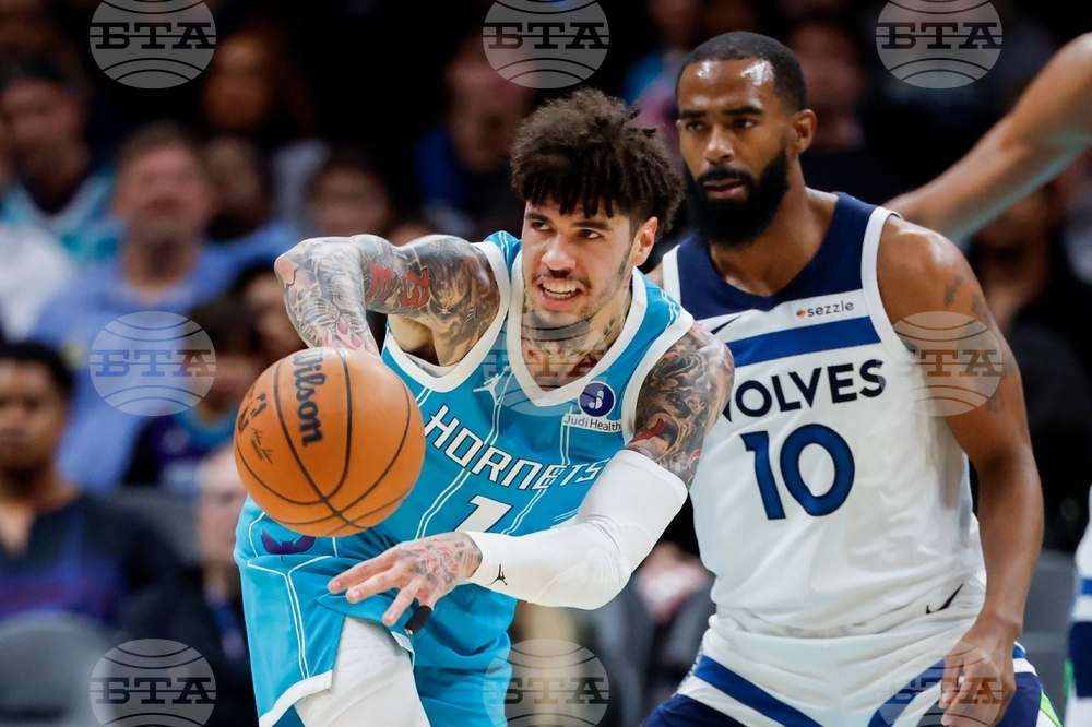 Timberwolves Hornets Basketball