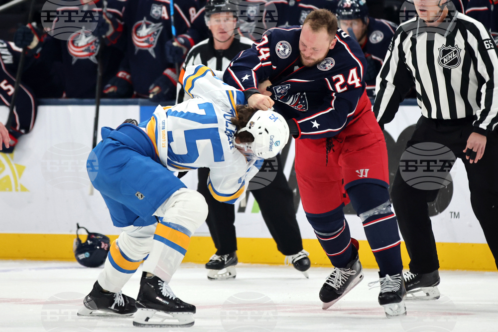 Blues Blue Jackets Hockey