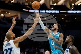 Timberwolves Hornets Basketball
