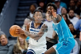Timberwolves Hornets Basketball