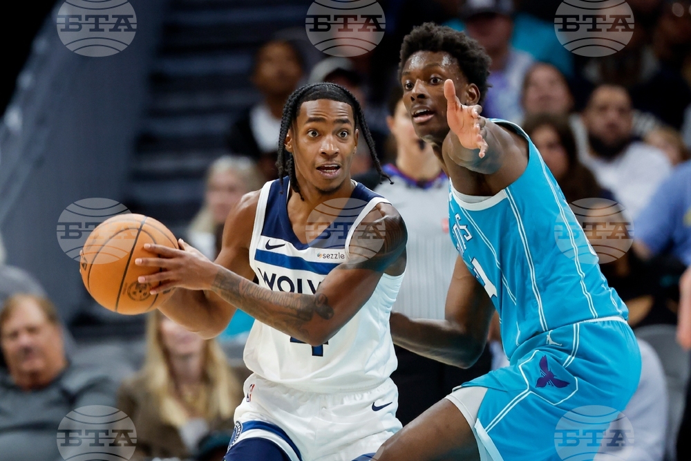 Timberwolves Hornets Basketball