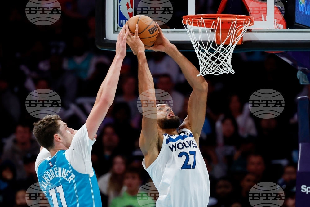 Timberwolves Hornets Basketball