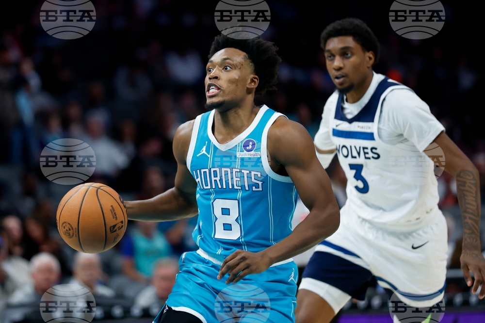 Timberwolves Hornets Basketball