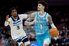 Timberwolves Hornets Basketball