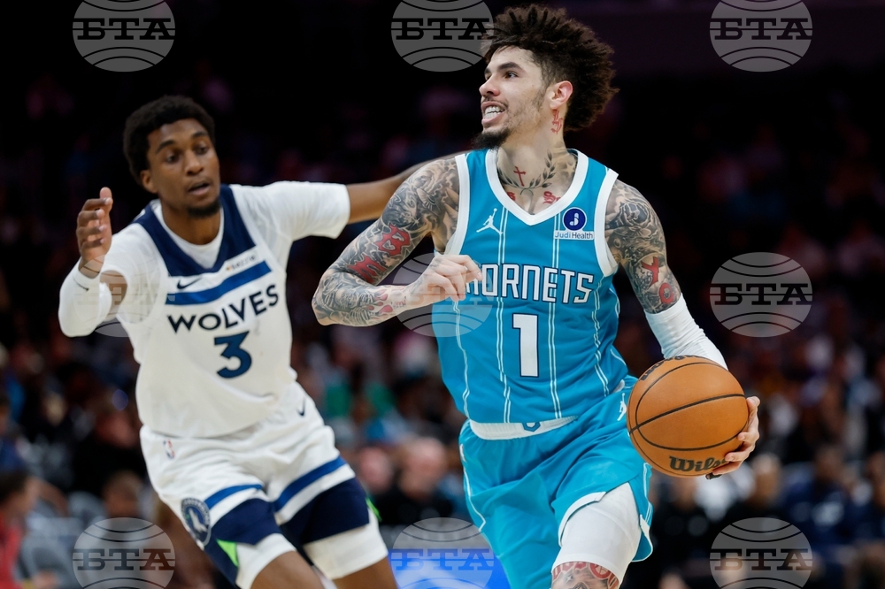 Timberwolves Hornets Basketball