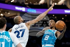 Timberwolves Hornets Basketball