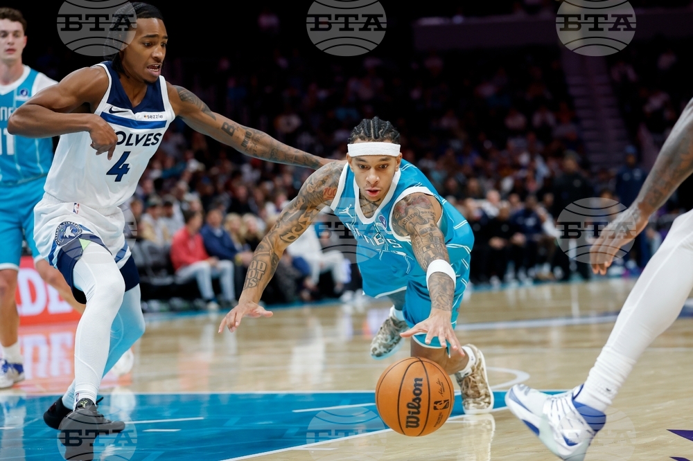 Timberwolves Hornets Basketball