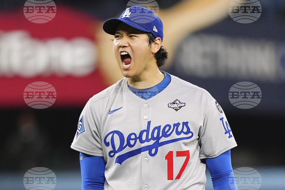 APTOPIX World Series Dodgers Blue Jays Baseball