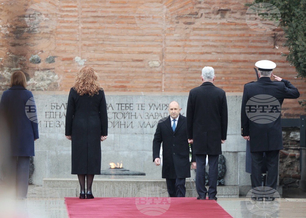 Трети март - Паметник на Незнайния воин - церемония