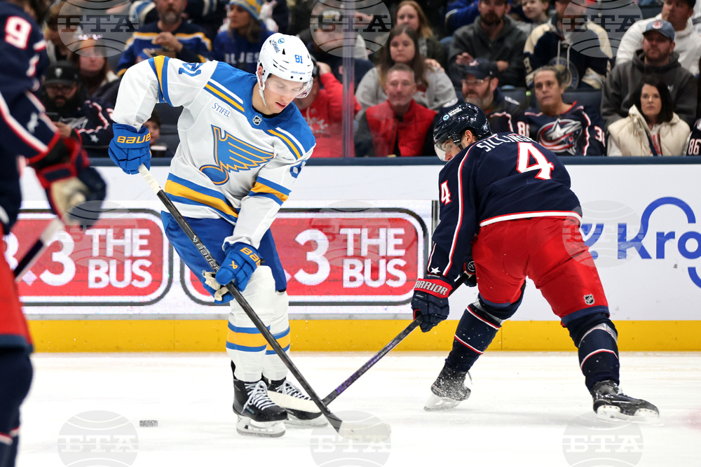 Blues Blue Jackets Hockey