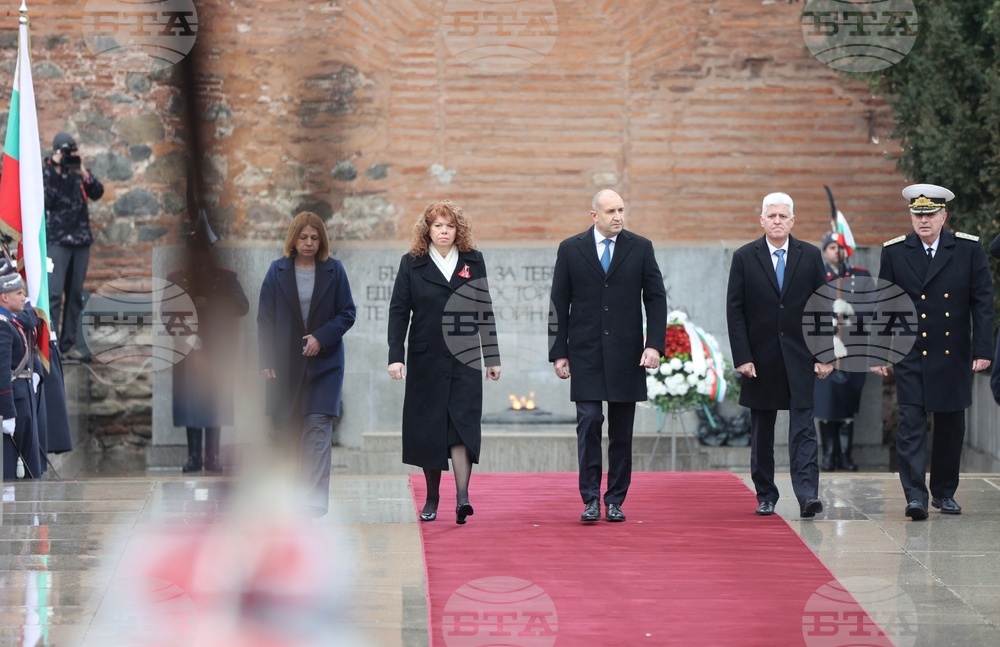 Трети март - Паметник на Незнайния воин - церемония