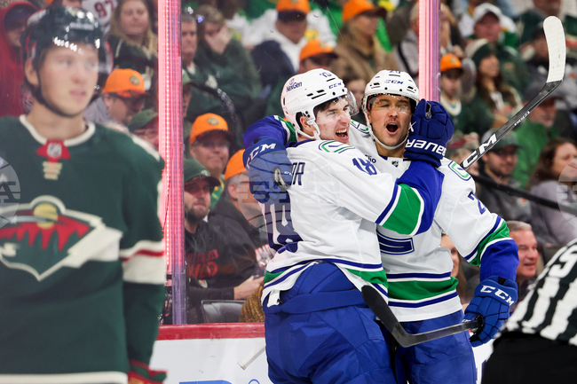APTOPIX Canucks Wild Hockey