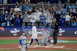 APTOPIX World Series Dodgers Blue Jays Baseball