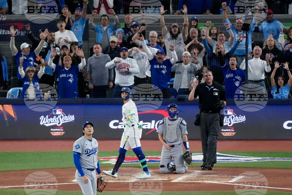 APTOPIX World Series Dodgers Blue Jays Baseball