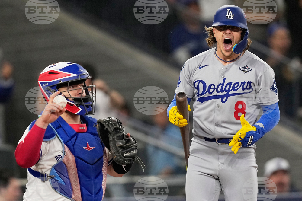 APTOPIX World Series Dodgers Blue Jays Baseball