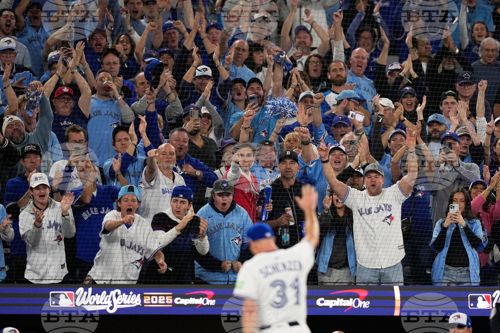 APTOPIX World Series Dodgers Blue Jays Baseball