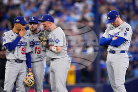 APTOPIX World Series Dodgers Blue Jays Baseball