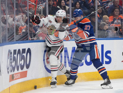 Blackhawks Oilers Hockey