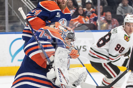 Blackhawks Oilers Hockey