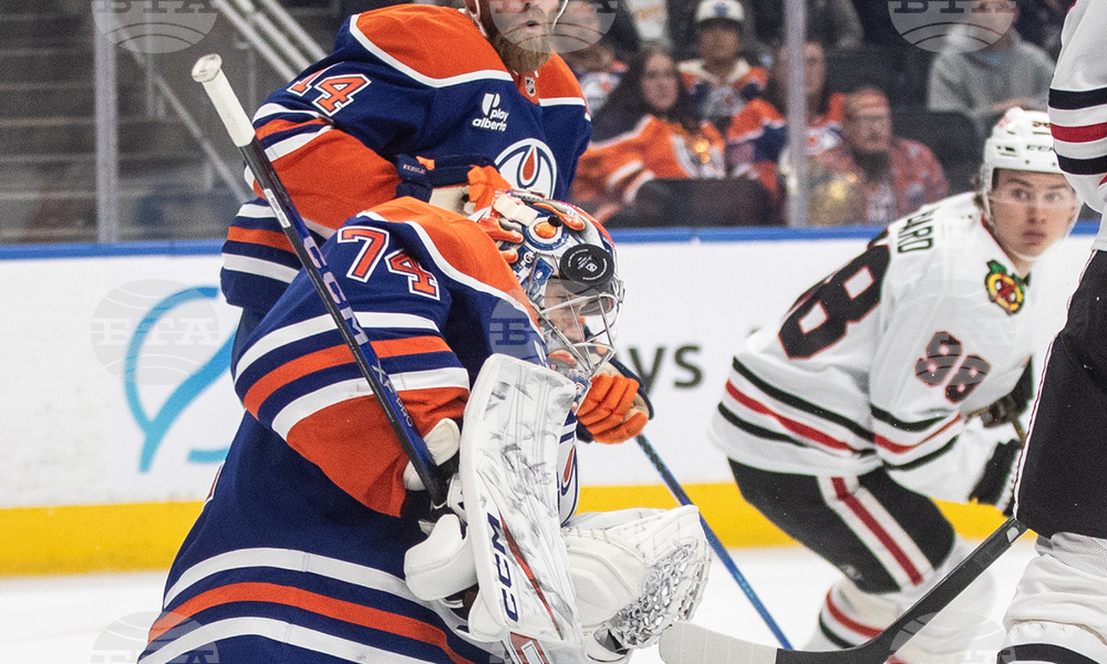 Blackhawks Oilers Hockey