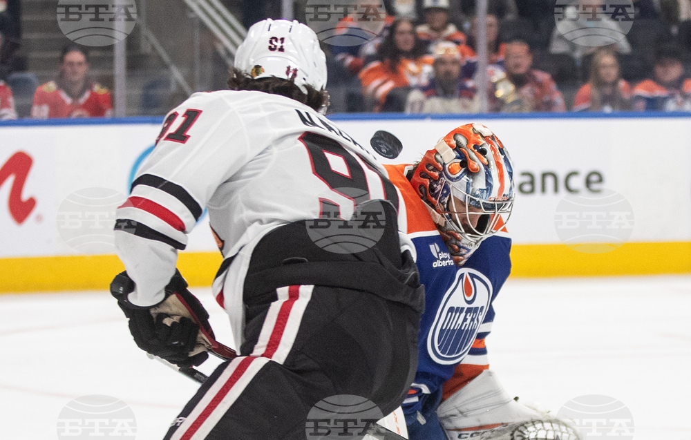 Blackhawks Oilers Hockey