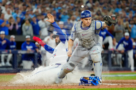 APTOPIX World Series Dodgers Blue Jays Baseball