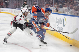 Blackhawks Oilers Hockey