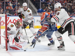 Blackhawks Oilers Hockey