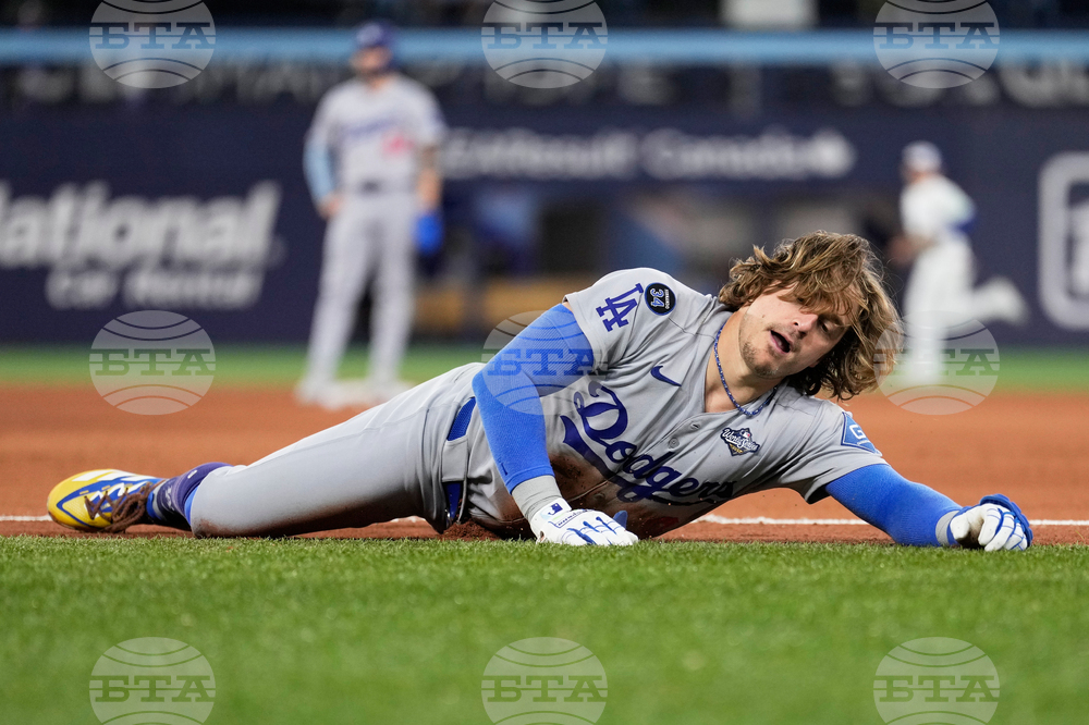 APTOPIX World Series Dodgers Blue Jays Baseball