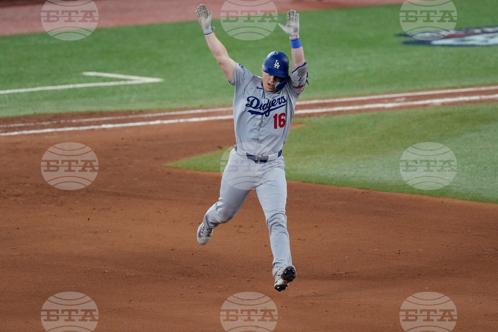 APTOPIX World Series Dodgers Blue Jays Baseball