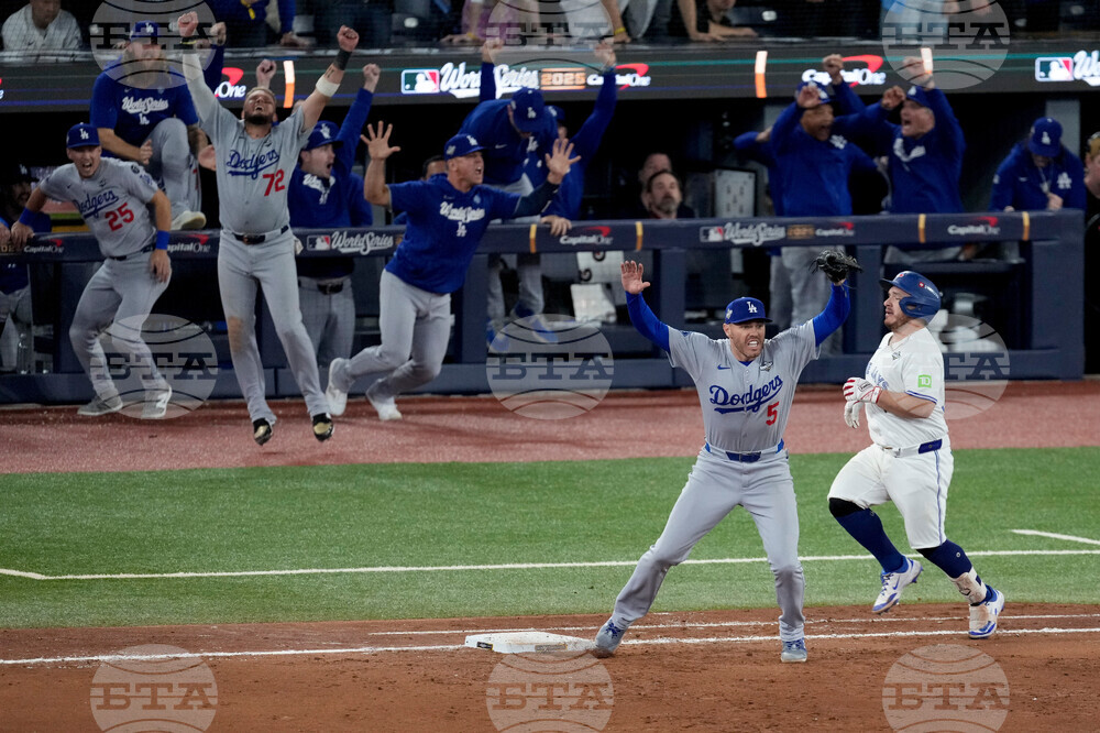 APTOPIX World Series Dodgers Blue Jays Baseball