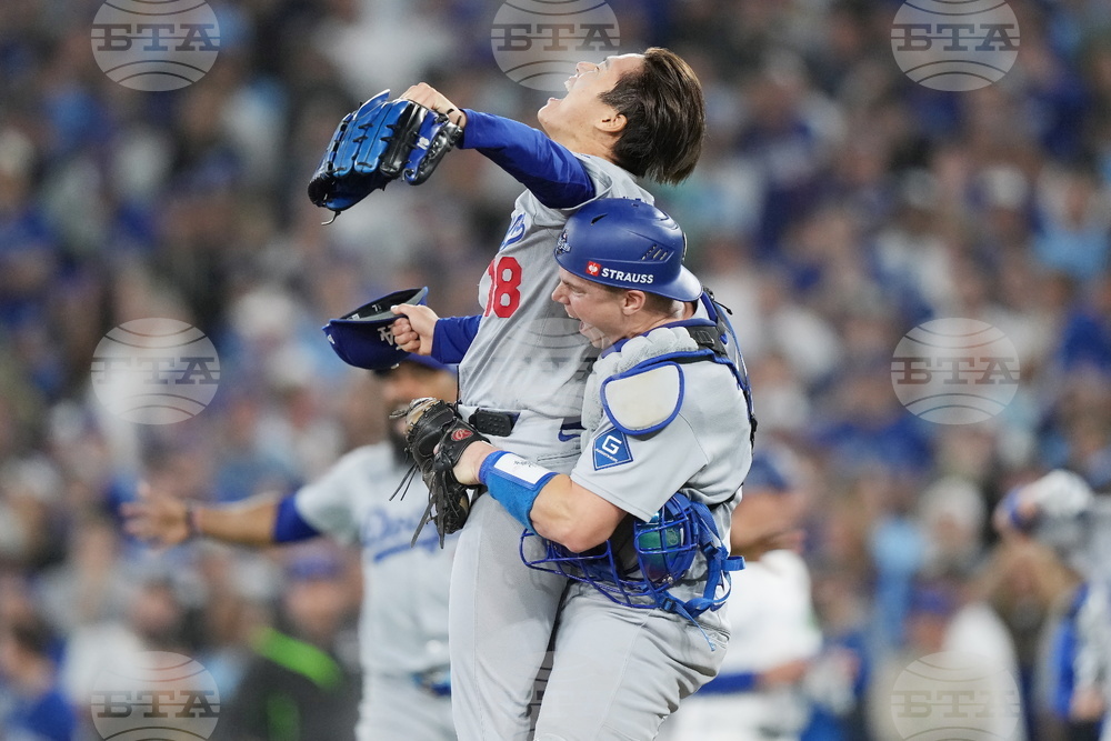 APTOPIX World Series Dodgers Blue Jays Baseball